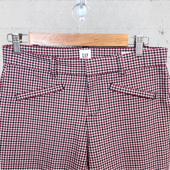Gap Signature Skinny Ankle Red, White, Blue Plaid Size 4 - Picture 4 of 12